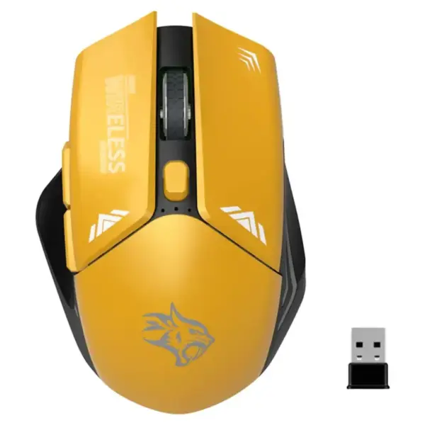 PORODO WIRELESS MOUSE GAMING DESIGN PDX323 | YELLOW